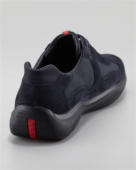 prada sneakers on sale men's|prada suede sneakers men.